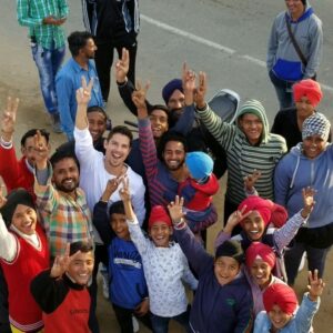 Sean Faris Instagram - #Flashback to the 2 1/2 months I got to spend in India while shooting #BarefootWarriors. This adventure to the other side of the world was filled with massive transformation for me and the path I am walking through  this life. I have never been so humbled as I was during this time. I remember that for the longest time I had a guard up like a shield of protection b/c I knew that I being a foreigner with a skintone many shades lighter than anyone else around stood out like sore thumb and somewhere deep down in the depths of the mind expected to be treated with some sort of negative vibe for being different. It wasn't until I truly started to let go and let the fear of being different fade that I realized that I was surrounded by people that were simply intrigued and really curious about me with love and positivity b/c I actually was different than what they were used to. There was no hate, anger , or resentment at all. It was only then that I realized that I had been the one passing judgement on who was different than who. That I was the one whose fear was leading the way. That I was the one that had been conditioned to fear what was different from me. That I am the one responsible for the fear I am carrying around like a sack of bricks. That is when I began to understand that it was time for me to grow and change and be more aware and responsible for the lens through which I choose to see the world. The whole time I spent in India I received nothing but love and kindness. I wonder what the global energy field would feel like if the entire world could put down their shields of fear and try to understand one another rather than to simply fear what is different. In the end we are one race. The human race. ✌❤😀
#WEAREONE #WeAreAllinThisTogether #morelove  #lesshate #LifeIsAGift