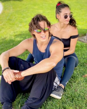 Sean Faris Instagram - We grow together, through our love for each other, and by choosing to communicate with absolute honesty with one another. Thank you for your love and support @cheriealexandra The more I see ME in YOU and You in ME the more I learn to to understand the connection to everyone and everything in the world. So much gratitude to be on this adventure of the human experience in this lifetime with you.  #MoreLoveLessHate💜 #biracialcouple #equalityforall #BlackLivesMatter✊🏿✊🏽✊🏻 #SpiritualBeingsHavingHumanExperiences