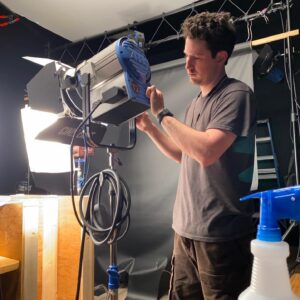 Sean Flynn Instagram - Spotlight, or full flood?? YOU DECIDE! #donatelloarm #worklife