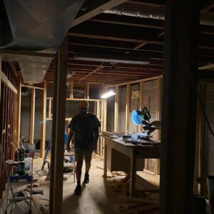 Sean Flynn Instagram - Been helping my friend build a recording studio in his basement. 🎶 🎸🥁