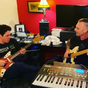 Sean Flynn Instagram - Always an Honor to jam with this one. @saintlordmusic @justinallmett Turns out Dave and Justin wrote their first single (out now!!) With myself in mind! I will be playing with Saint Lord, live!! JANUARY 18th at AISLE 5!! Come see us have some fun! 😎 The album drops this FRIDAY THE 13th!!! Go check it out: @saintlordmusic