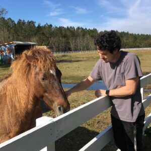 Sean Flynn Instagram - She got all wet it the rain!! A visit to Mom’s farm ❤️ #northcarolina