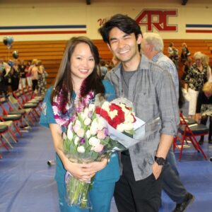 Sean Fujiyoshi Instagram - Congrats to my hunny girl for graduating from your RN Nursing Program and receiving a scholarship reward despite me distracting you all year! I’m so proud of you and couldn’t be happier for you! #yousoakamai 🤙🏻
P.S. Sorry for all the embarrassing faces 🤦🏻‍♂️😅