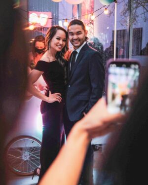 Sean Fujiyoshi Instagram - Congrats @slopsmcgee & @dainabobaina! Your wedding was the perfect representation of both of you and was one of the most unique and memorable weddings I’ve ever been to! Also, if it weren’t for you two, I would’ve never have met my wife so thank you guys for literally everything! #itsaboutdngtime