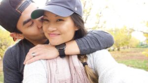 Sean Fujiyoshi Instagram - Honestly, Valentine’s Day doesn’t feel any different from any other day because you already shower me with love and affection every day. The only difference is that you get flowers, chocolates, and a special ig post 😜 love you and happy Valentine’s Day and I’ll see you soon! 💕#lovestruck #cheesybuttrue