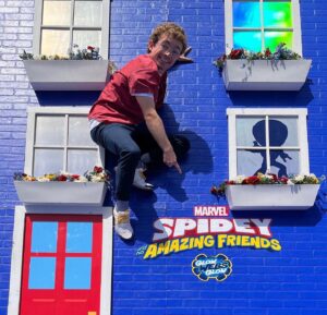 Sean Giambrone Instagram - Fun day celebrating Season 2 of #spideyandhisamazingfriends Great event today on the Santa Monica Pier. @disneychannel @disneyjunior 
@johnstamos @benjaminvalic @lilysanfelippo @jakarifraser @mayatuttle I play Ant-man in the series