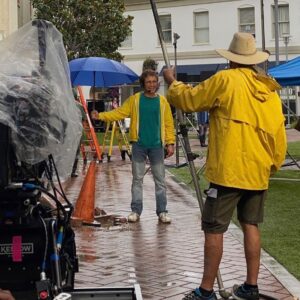 Sean Giambrone Instagram - Having fun in the rain. Only 12 more days to Season 10! #thegoldbergs premieres on September 21st at 8:30 pm on @abcnetwork and streaming on @hulu @thegoldbergsabc