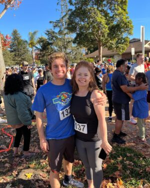 Sean Giambrone Instagram - A little run before the Turkey. Mom had a good time. Santa Barbara 4 mile Turkey Trot. Happy Thanksgiving to everyone. Hope you have a great day with family and friends. #NightMovesSB22 #thanksgiving2022