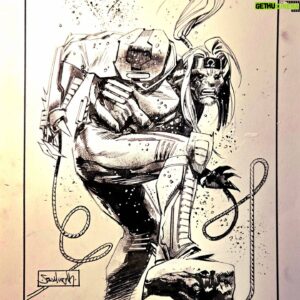 Sean Gordon Murphy Instagram - Omega Red charity commission for @rafaelalbuquerque81

*apologies to Jim Lee for sorta swiping his pose from the X Men trading card. :)