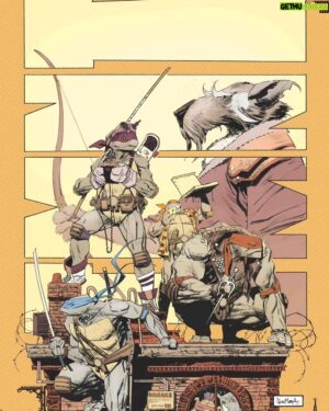 Sean Gordon Murphy Instagram - First time having a TMNT published! This is a 1:500 variant, so apologies for how hard it'll be to find. It wasn't my call. :)