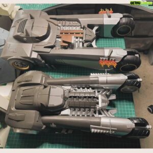 Sean Gordon Murphy Instagram - My buddy @casimir.inanimate.objects with pic of his home built Batmobile next to the new one @toddmcfarlane did! He said he's very impressed with the new one, which is high praise. :)