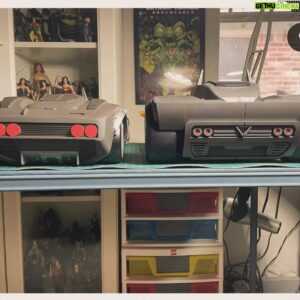 Sean Gordon Murphy Instagram - My buddy @casimir.inanimate.objects with pic of his home built Batmobile next to the new one @toddmcfarlane did! He said he's very impressed with the new one, which is high praise. :)