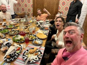Sean Gunn Instagram - I can’t say enough about what a magnificent time we had in the beautiful city of Astana, Kazakhstan. The people were amazing. And the food! Just an amazing and breathtaking trip. I look forward to visiting again! 

*special thanks to @rusdarus and @natalinasergeevna and their team, Juliette and @zscentertainment for putting it together, @_aleksandrkuznetsov for general awesomeness, and @tashalitas for being the best travel companion there is.