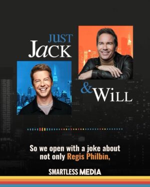 Sean Hayes Instagram - EPISODE 02 - Get ready for this week’s “Just Jack & Will” where we sit down with the amazing James Burrows, director of “Will & Grace”, and Eric does his best Regis impression! It’s available now wherever you get your podcasts. #JustJackAndWill #SmartLessMedia #SeanHayes #EricMcCormack #JamesBurrows #WillAndGrace