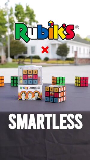 Sean Hayes Instagram - To honor our 3rd Anniversary of “SmartLess”, Rubik’s has gone and put our mugs on a cube. Get yours today at www.shopsmartless.com before they’re all gone. 🤙🏼😎 #SmartLess #RubiksCube