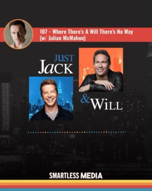 Sean Hayes Instagram - It’s a new “Just Jack & Will” and we’re feelin’ the love! This week, we’re joined by “hot guy in elevator”, Julian McMahon. This episode was recorded prior to the SAG-AFTRA strike on July 14th. 

To LISTEN, Click HERE:  https://wondery.com/links/just-jack-will/

#SmartLessMedia #JustJackAndWill #SeanHayes #EricMcCormack #JulianMcMahon #WillAndGrace #WonderyMedia #AmazonMusic
