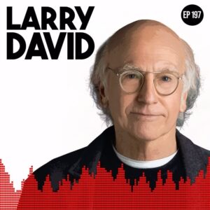 Sean Hayes Instagram - We go in the weeds with Larry David on critical items: dinner parties, romance novels, The Golden Rule, Halloween… and we unsuccessfully debut our new Speed Round format. “He’d rather be doing nothing than talking to us,” on an all-new “SmartLess”. We love you.

 #SmartLess #SeanHayes #JasonBateman #WillArnett #LarryDavid #SmartLess #SmartLessMedia #AmazonMusic #WonderyMedia