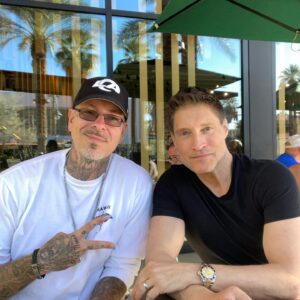 Sean Kanan Instagram - Early morning strategy session with my friend and fellow author @sonnyvonclevelandofficial We are putting together some speaking/book signing events in the near future. @wayofthecobra