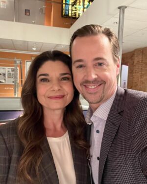 Sean Murray Instagram - ADORE playing in the orange-walled sandbox with this one... nothing but love for Laura San Giacomo (aka Dr. Grace). an absolute pleasure every time ☺️lemme tell ya, it's nice when your heroes are as COOL as this... cya tonight 9pm on CBS 👍 #ncis