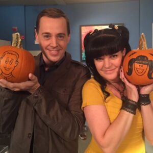 Sean Murray Instagram - was just talking to P, who came across this pic of us from a few yrs ago :) props to the awesome @angusoblong for the pumpkins!  #NCIS