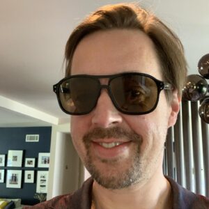 Sean Murray Instagram - I finally found some sunglasses that fit my face! you have no idea how hard that is for me :P
