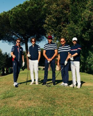 Sean O'Pry Instagram - What an amazing experience to support to THE U.S. Ryder Cup team in Rome with @poloralphlauren 

Fun facts of the round:
@bruontheradio ‘s dad is awesome
@conorjdwyer that hole wasn’t a push
@chrisbriney_ is a good golfer

Thank you @poloralphlauren for the incredible experience
#RLX