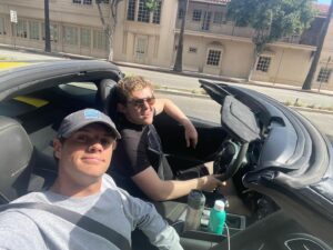 Sean Ryan Fox Instagram - Trouble 🚘#corvette