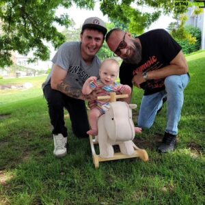 Sean Waltman Instagram - My grandson Avery was born 1 year ago today. ❤️ He just had his 1st birthday party. Years seem like months these days. If I had 1 wish, it would be for time to slow the F down a little as I'm getting older, instead of the other way around.
