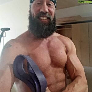 Sean Waltman Instagram - I never knew what a great workout you can get using resistance bands until the Coronavirus Pandemic of 2020 compelled me to find out. YouTube has a lot of videos on the subject.  A pull up bar, resistance bands, & an ab wheel have really come in handy this past month.