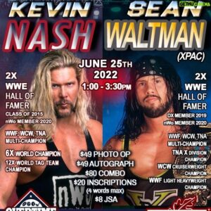 Sean Waltman Instagram - Come see @realkevinnash & I Saturday June 25th 1-3:30PM Deptford, NJ