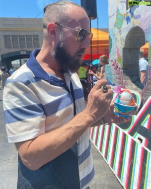 Sean Waltman Instagram - @smorgasburgla @happyice #losangeles #dairyfree #wweuniverse