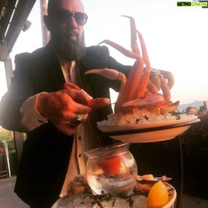 Sean Waltman Instagram - Here I am taking on the Seafood Tower at @castawayburbank. You cant go wrong taking your date here. Great food/service & the view is breathtaking. #wwe #ProWrestling4Life #greatrestaurants  Shout to @derekbragdon!