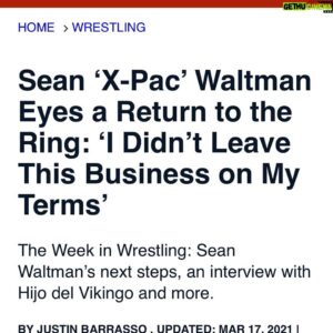 Sean Waltman Instagram - Thank you to #JustinBarrasso at @sportsillustrated for the write up on my new #ProWrestling4Life project. The link to the article is in my bio.