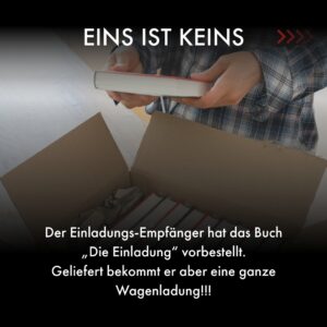 Sebastian Fitzek Instagram - Ihr seid verrückt! Genial verrückt! Ich meine, es ist ja klar, dass viele von euch ein Silvester-Party-Wochenende in einem wunderschönen Alpenchalet gewinnen wollen. Aber dass so viele dann auch noch so kreative Ideen haben, wem ich wie eine „Einladung“ zu diesem Gewinn überreichen soll – das hat mich dann doch (positiv) überrascht.

Unter den zum Teil völlig abgedrehten, verrückten, skurillen, gruseligen und lustigen Vorschläge haben wir vier ausgesucht, bei denen ich nicht ins Gefängnis komme, wenn ich sie umsetze.

Nun seid ihr an der Reihe. Wer gewinnt die #FitzekEinladungChallenge?
Ihr entscheidet. Stimmt jetzt in der Story für euren Favoriten ab!!!

#FitzekEinladung
#sebastianfitzek #psychothriller #thriller #buch #bücher #roman #fitzek #ftzk
#droemerknaur #raschkeentertainment #brotundsalz