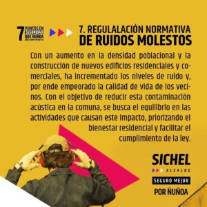 Sebastián Sichel Instagram - Estos son los 7 puntos en los que trabajaremos en materia de seguridad por un #ÑuñoaSeguroMejor