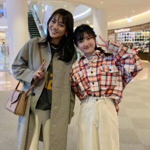Seiran Kobayashi Instagram - 本日はヒルナンデス！の
ダーツdeショッピングにお邪魔させて頂きました🙏🏻
.
ファッションセンス不足を改めて実感できてよかったです！！
まだ伸びしろアリってことですもんね！？笑
センス磨き頑張ります🫶🏻🤍
慌てまくってましたが楽しかったです！！
.
対決させていただいた前田典子さん( @maenorichang )と
お写真撮らせて頂きました！！
Rejooveのお洋服よく着ているので
お会いできてとっても嬉しかったです😭✨
ありがとうございました！！
 #ヒルナンデス