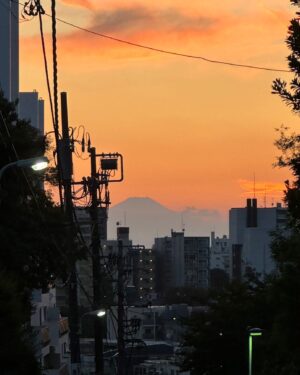 Seiya Instagram - 目黒からくっきり富士山見えた！ええことあるで！
