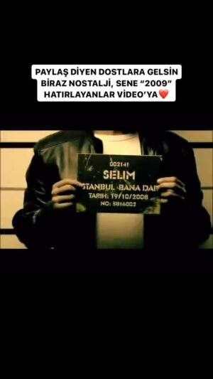 Selim Gülgören Instagram - Özellikle paylaşmamı isteyen dostlara gelsin👈 
Selim Gülgören “İstanbul bana dar” 
Söz/Müzik: Selim Gülgören “2008”
.
.
#selimgülgören #nostalji #istanbulbanadar #müzik #video #mutluyıllar