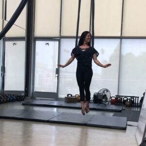 Selkie Hom Instagram - Nothing I am doing here is very interesting.... though I do love to spin. But @janelparrish ‘s commentary and the not very effective hair tie just make me smile. Another day teaching at #wildmanathletica by the way Janel KILLED today...