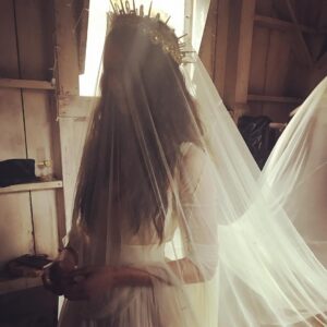 Selkie Hom Instagram - Still glowing from #fortday2016 with this beautiful bride, her incredible husband, and a wild band of merrymakers. I am so grateful for these two humans and their presence in my life, and so honored to witness and participate in their ceremony.  Thank you for building this fort and letting us all come and play in it. Love you both @sleepinthegardn @halfadams