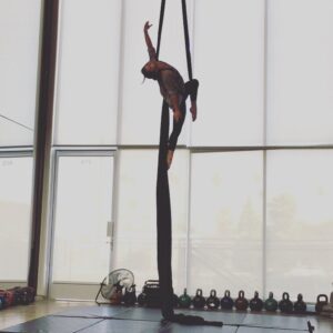 Selkie Hom Instagram - "... my purpose holds
To sail beyond the sunset, and the baths
Of all the western stars, until I die." -Tennyson cause it's been stuck on loop in my head.  But really this is just a picture of me doing #aerial at #wildmanathletica 😊 Happy Friday y'all!