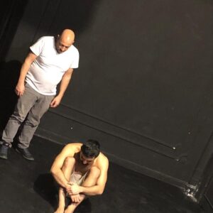 Selman Ünlüsoy Instagram - @sahne_3 @cirak.umit #tbt #tiyatro #action #coaching #actor