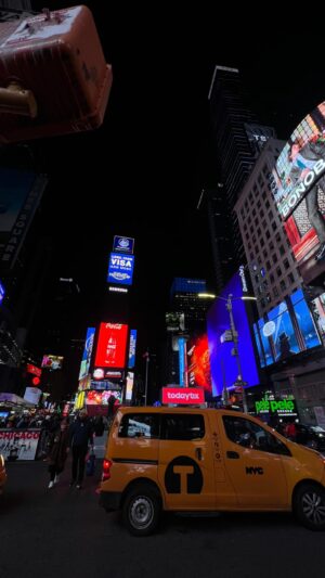 Senna Hounhanou Instagram - Time square NYC