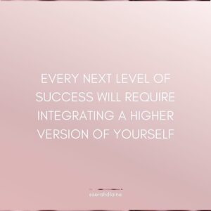 Serah D'Laine Instagram - N E X T  L E V E L  Y O U 
Perfectionism
Progress seems impossible 
Fear of F*cking it up
Reached your limit
Can't break the ceiling of 6 to 7 figures
Don't have dream clients
If you feel like you’re stuck, hit a wall or reached your limits in your business - you’re at a plateau. Everyone reaches them on a personal or professional level. 
Every next level of your success will require a higher version of you. Any self sabotaging behavior keeping you spinning your wheels, is just a part of your personality, the one that's gotten you this far, the next one is ready to step forward. Any "Fears" are just the unintegrated aspects between you   who you are becoming next. 
Strategy always keeps you proactively moving forward, on your game, getting results   strutin' with grace.....
.
I feel your frustration, girl. I used to kick myself so hard because I didn’t understand why I would keep getting stuck, even with all the “inner game strategies” I know, I felt like I was still missing some understanding, a bigger picture of what was really happening, the source of this invisible ceiling that keeps high achievers tripping up. See, sometimes you have a problem but don’t know how to solve it. When you have 5 different ways to solve inner challenges but you didn’t know the specific problem to solve, it can feel like you’re just throwing mud at a wall   that doesn’t feel safe. Getting clear feels like a big exhale   set’s you up to see the possibilities in your future. 
.
I just finished brand new FREE GUIDEBOOK for female entrepreneurs   executives 
“HOW TO STOP STUMBLING IN YOUR STILETTOS”
7 step plan to stop being so hard on yourself, get out of your head, get laser focused   get back on track to shattering your
next glass ceiling
.
Go to the link in my bio right now to download your free copy now! I’m so excited knowing how much motivation   clarity you’ll get from this value packed guide.
.
.
.
.