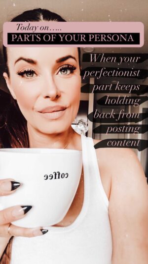 Serah D'Laine Instagram - Today on “Parts of Your Persona”
Meet Patricia, she’s the “perfectionist” will keep you from progress for fear of criticism or objections from others.
While “holly”, lovingly - maybe a little self judgmental, holds space for the process.
.
Any conflicting parts of your persona will keep you from achieving your next level of success when they aren’t integrated, aligned with being on the same team. 
.
Who is your future self, what would it be like to lead like HER?
.
Watch my recent live, on IGTV. I drive into the pasts of our persona.
.
.
.
.

.
.
.
#progressnotperfection #productivity #noexcuses #yougotthis #mindset #motivation #inspirationdaily #inspiredaction #getitdone #thoughtleader #femalefounders #womensempowerment #femaleentrepreneur #womeninbusiness #inspiration #girlpower #warriorwoman #selflove #womenleaders #nolimits #confidence #consciousbusiness #consciousenss #alchemy #higherself #higherawareness #growthminset #LeadLikeHERclub