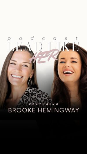 Serah D'Laine Instagram - “Aligned For Success with Brooke Hemingway” 

Listen on the “Lead Like HER” 🎙️Podcast EPISODE out now!

Brooke Hemingway - An accidental entrepreneur after having already brought 5 humans into the world, I had a crash course in all things business, marketing, leadership, and personal development. With rapid success in the network marketing industry, I quickly became a 7 figure earner in just 2 years, personally helping to develop dozens of successful entrepreneurs along the way.  My experiences nearly led to burn out and I came close to a crash landing.  I spent the time, energy, money, and did the hard personal work to learn what it is to live a successful life.  To me, success is the combination of joy, meaningful relationships, prosperity, and purposeful impact.

Oh   if you haven't been to one of Brooke's incredible events, you need to check out ALIGN GoodLife.

Thanks for listening, drop us a sub on your favorite platform. 

#LeadLikeHER #becoming #podcast #powerhousewomen #makeanimpact #womenwholead #businesswomen #personalbranding #becomeyourbestself #empowered #reinvention