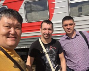 Sergey Kutergin Instagram - Привет Казахстан! Пару лет не был у этих красавчиков @zhdarbayev и @evgeny.penkov ✊🏻