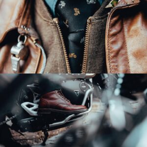 Sergi Arola Instagram - Les comparto un shooting que realizamos con los estilosos @fran_laree  @sergiarola y sus atómicas motos @triumphmotorcycleschile 😮‍💨
PREVIA #DGR @gentlemanssantiago 🏍️⚡️🔥👓