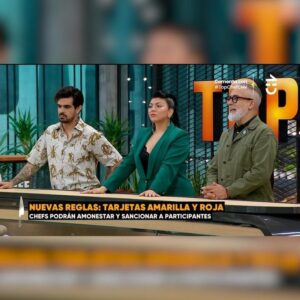 Sergi Arola Instagram - ¡Igual que en el fútbol!⚽️😱

🧑‍🍳👩‍🍳Durante el capítulo de este martes 20 de febrero en Top Chef Vip, los jueces del programa anunciaron nuevas reglas en el programa.

😮Con esta nueva medida Sergi, Benjamín y Fernanda podrán sancionar y amonestar a los participantes.

Desliza a la derecha 👉 para revisar el momento.

#CHVNoticias #TopChefCHV