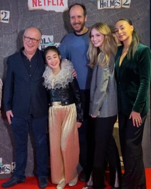 Serrana Su-Ling Bliss Instagram - So great to see everyone again at the London screening of Enola Holmes 2! #enolaholmes2 #londonpremiere